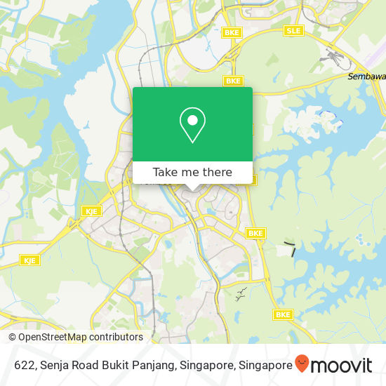 622, Senja Road Bukit Panjang, Singapore地图