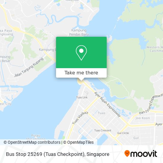 Bus Stop 25269 (Tuas Checkpoint) map