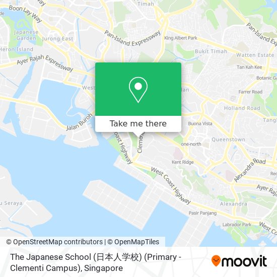 The Japanese School (日本人学校) (Primary - Clementi Campus) map