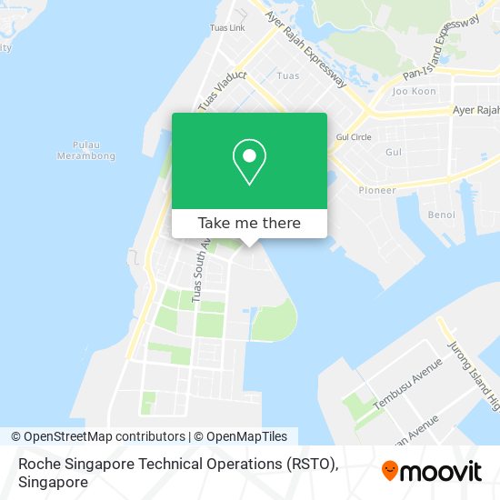 Roche Singapore Technical Operations (RSTO) map