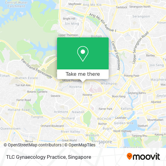 TLC Gynaecology Practice map