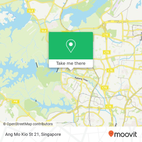 Ang Mo Kio St 21地图