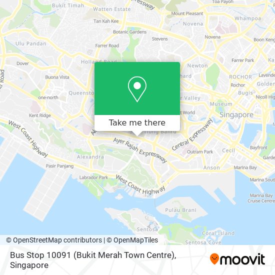 Bus Stop 10091 (Bukit Merah Town Centre) map