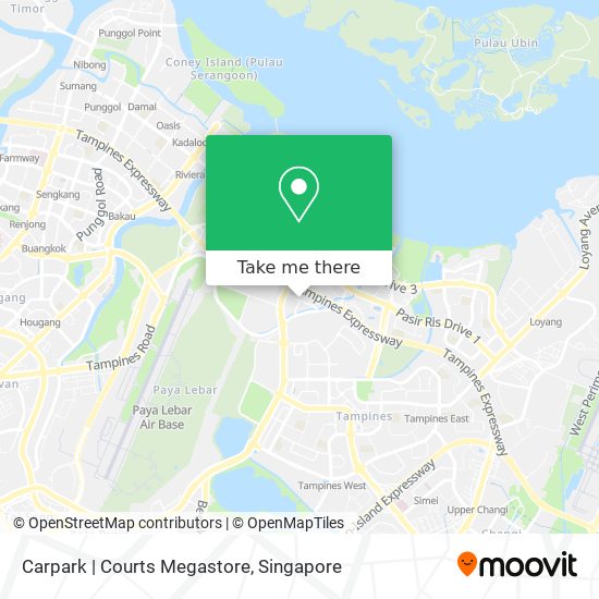 Carpark | Courts Megastore map
