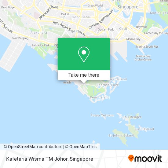 Kafetaria Wisma TM Johor map