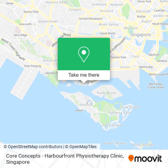 Core Concepts - Harbourfront Physiotherapy Clinic map