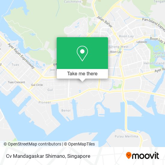 Cv Mandagaskar Shimano map