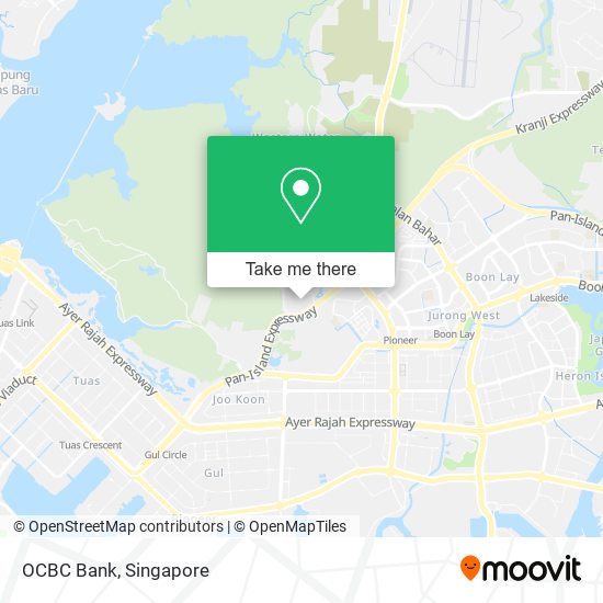 OCBC Bank map