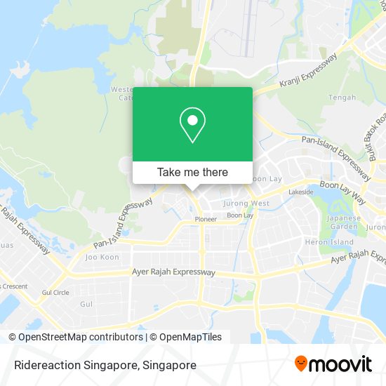 Ridereaction Singapore map