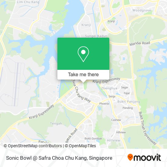 Sonic Bowl @ Safra Choa Chu Kang map