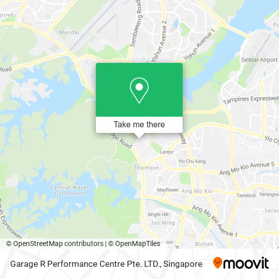 Garage R Performance Centre Pte. LTD.地图