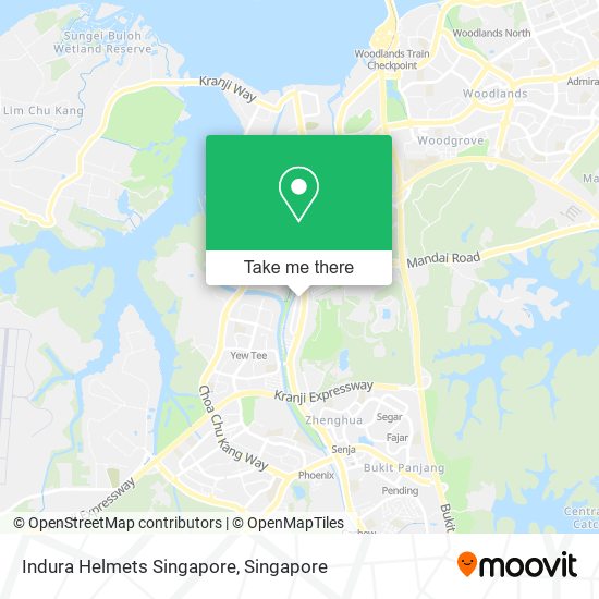 Indura Helmets Singapore map