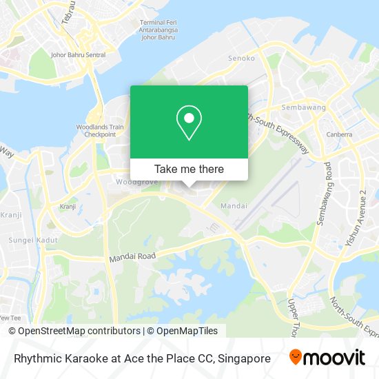Rhythmic Karaoke at Ace the Place CC map