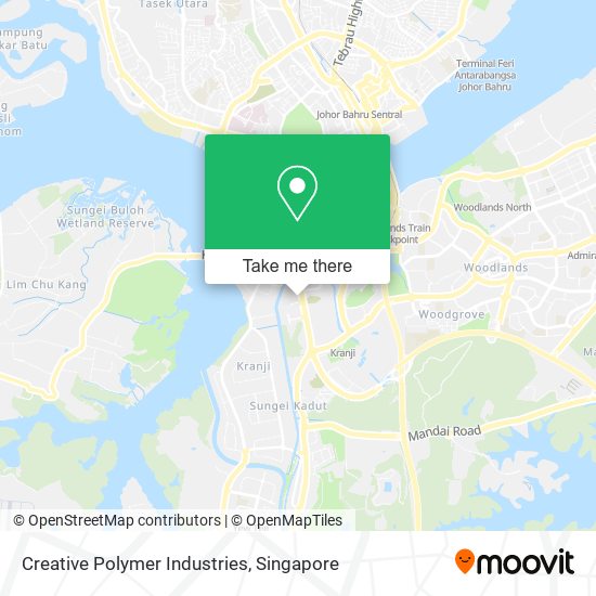 Creative Polymer Industries map
