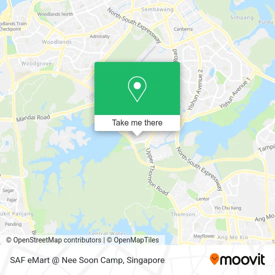 SAF eMart @ Nee Soon Camp map