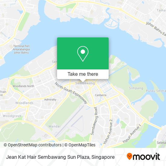 Jean Kat Hair Sembawang Sun Plaza map
