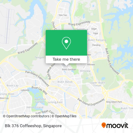 Blk 376 Coffeeshop map