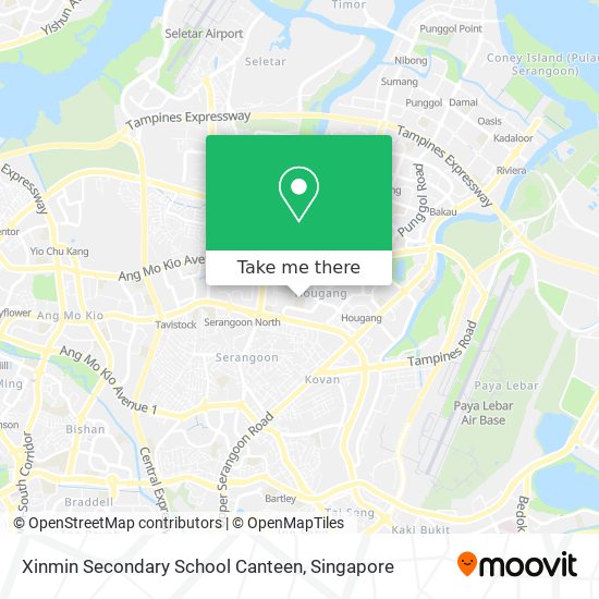 Xinmin Secondary School Canteen map