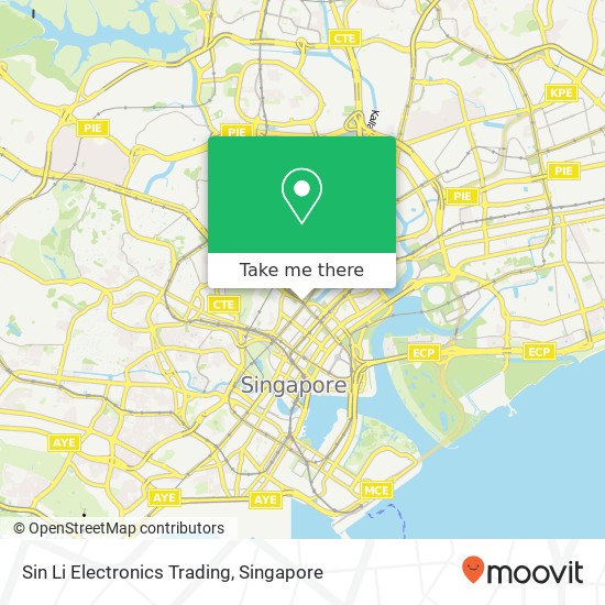 Sin Li Electronics Trading map