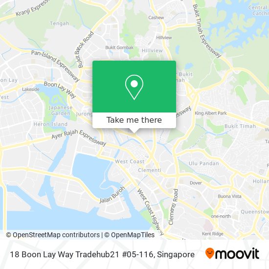 18 Boon Lay Way Tradehub21 #05-116地图