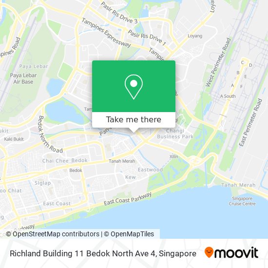 Richland Building 11 Bedok North Ave 4 map