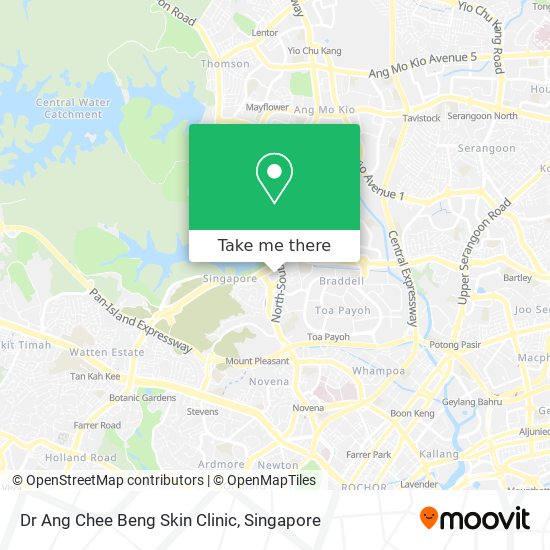 Dr Ang Chee Beng Skin Clinic map