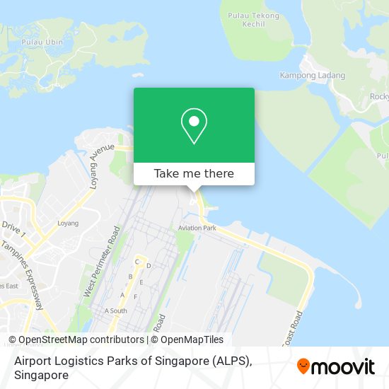 Airport Logistics Parks of Singapore (ALPS) map