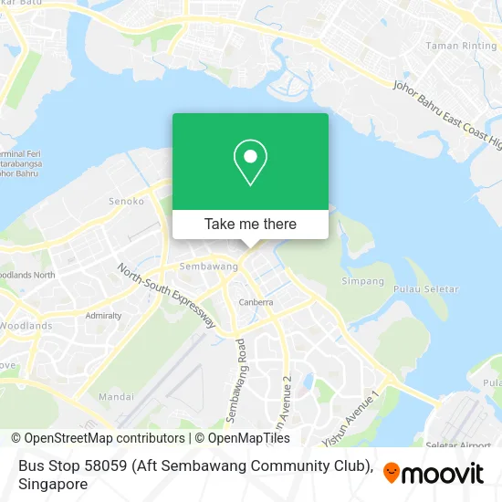 Bus Stop 58059 (Aft Sembawang Community Club) map
