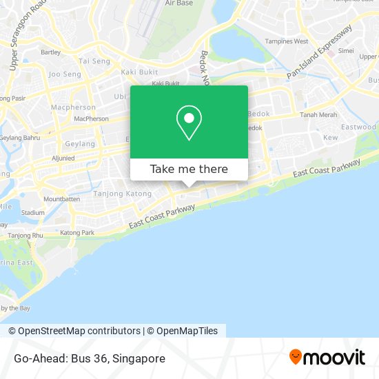 Go-Ahead: Bus 36 map
