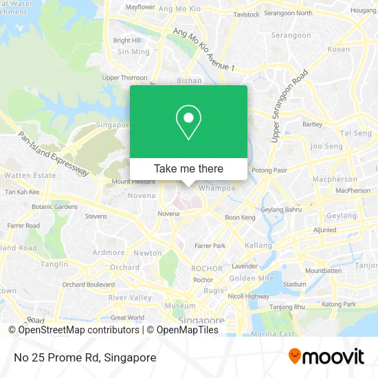 No 25 Prome Rd地图