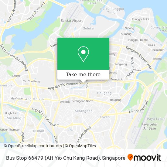 Bus Stop 66479 (Aft Yio Chu Kang Road) map