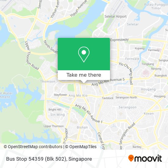 Bus Stop 54359 (Blk 502)地图