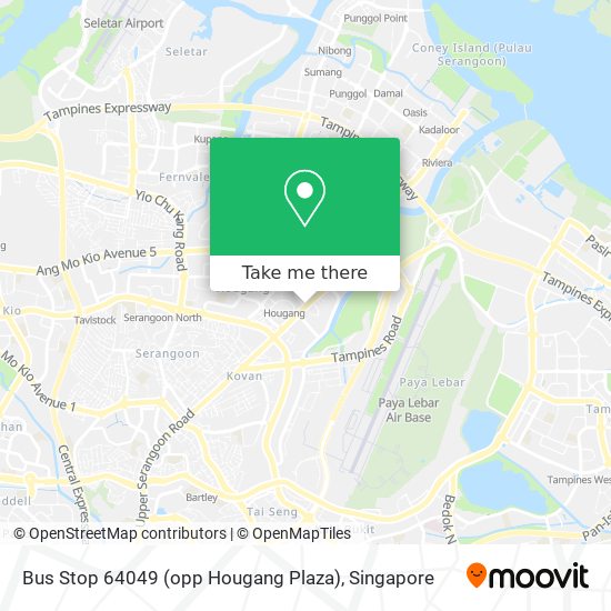 Bus Stop 64049 (opp Hougang Plaza) map