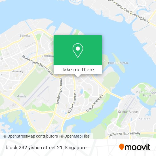 block 232 yishun street 21 map