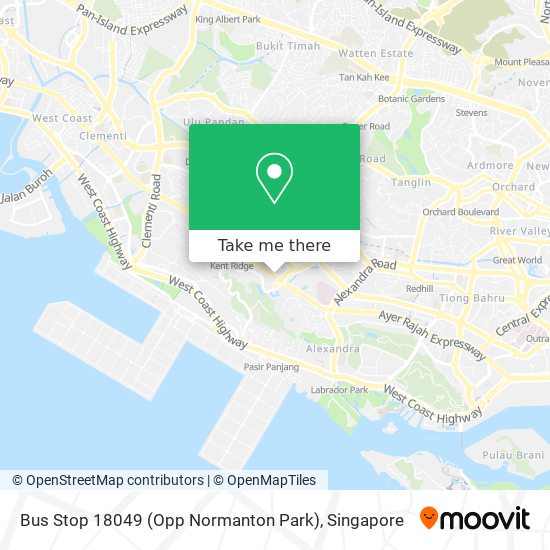 Bus Stop 18049 (Opp Normanton Park)地图