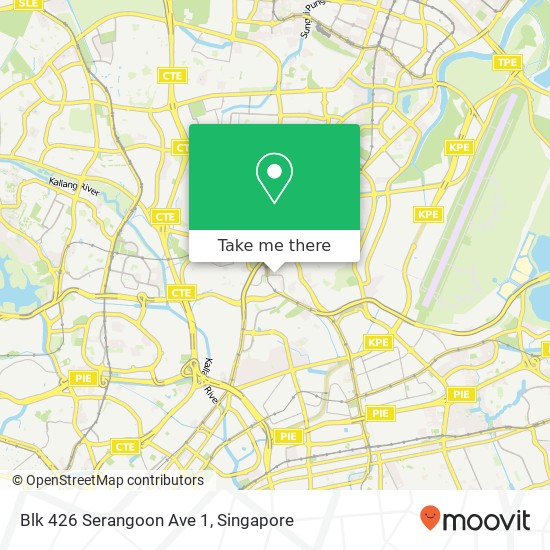 Blk 426 Serangoon Ave 1 map