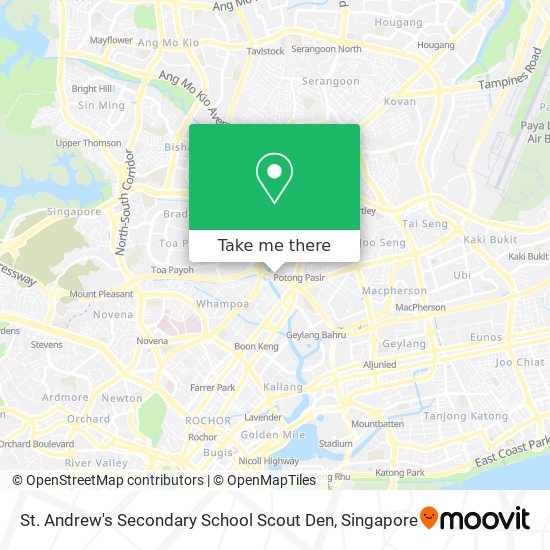 St. Andrew's Secondary School Scout Den map