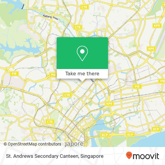 St. Andrews Secondary Canteen map