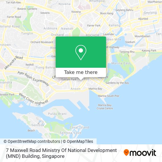 7 Maxwell Road Ministry Of National Development (MND) Building地图