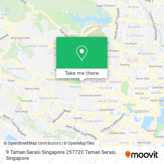 9 Taman Serasi Singapore 257720 Taman Serasi map