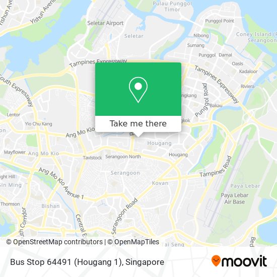 Bus Stop 64491 (Hougang 1) map