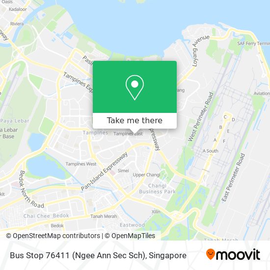 Bus Stop 76411 (Ngee Ann Sec Sch)地图