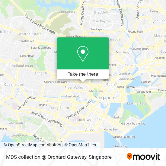 MDS collection @ Orchard Gateway地图