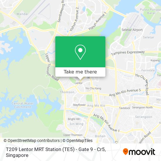T209 Lentor MRT Station (TE5) - Gate 9 - Cr5地图