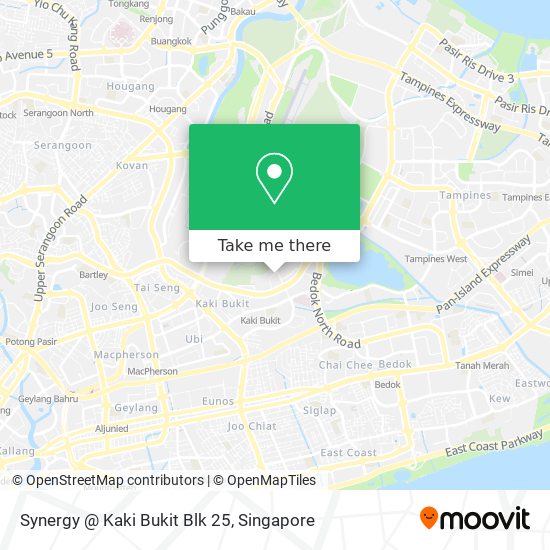 Synergy @ Kaki Bukit Blk 25 map