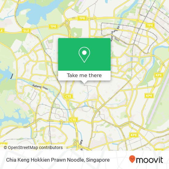 Chia Keng Hokkien Prawn Noodle map