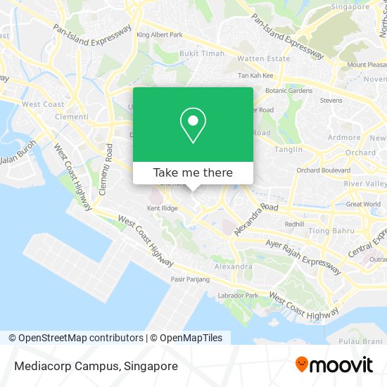 Mediacorp Campus map