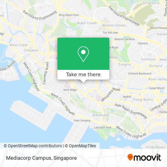 Mediacorp Campus地图