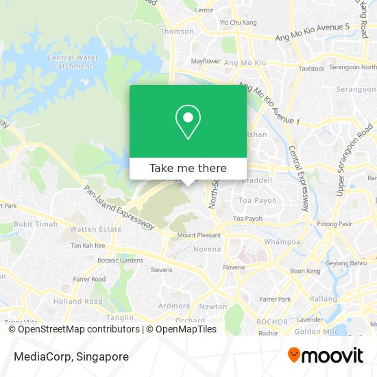 MediaCorp map