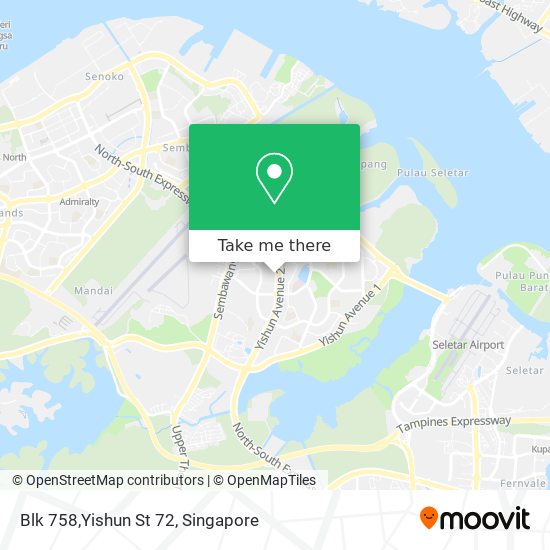 Blk 758,Yishun St 72地图